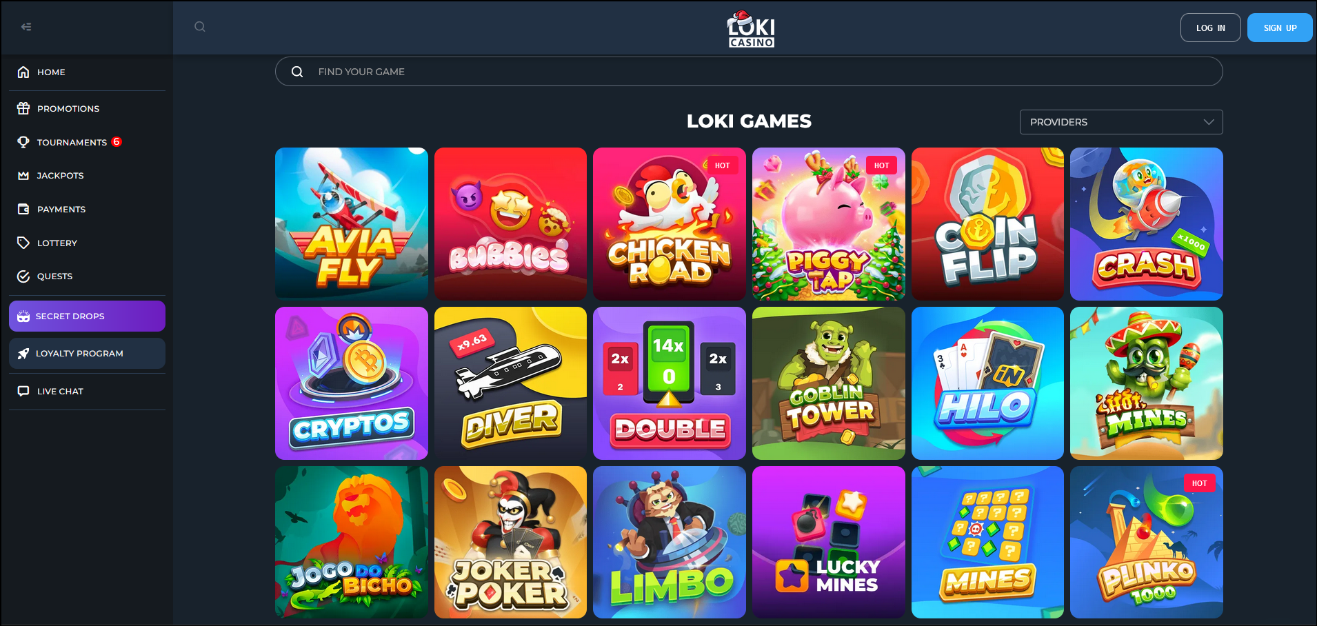 Loki Casino Games